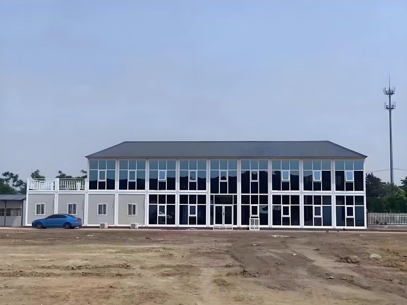 conteneur pour unité de salle de classe préfabriquée à plat - chayohouse