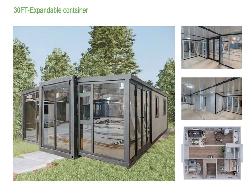 maison conteneur extensible de 30 pieds - chayohouse